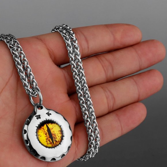 Other - Popular Round Eye Fish Unisex Stainless Steel Pendant Necklace, GP1231492